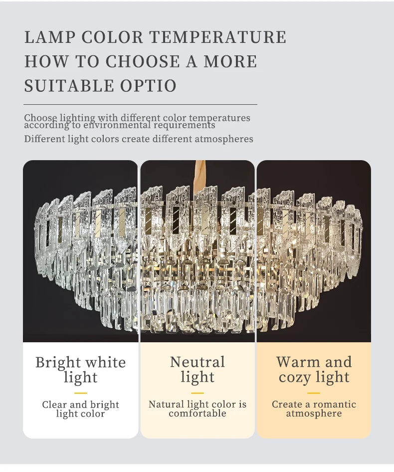Crystal Hanging Lamps for Living Room Chandelier for Dining Room French Large Nordic Bedroom HQ Ceilling Light Pendant Lamp