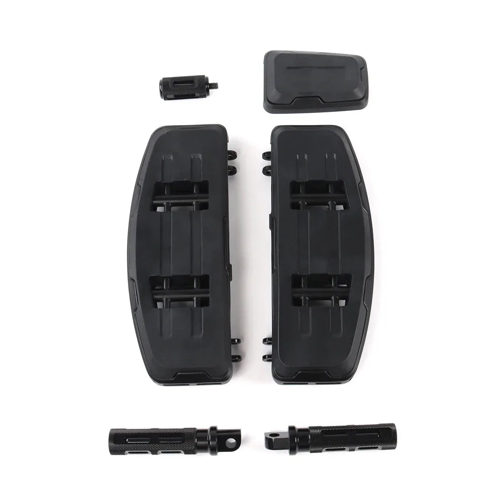 Fit For Harley Touring Road King Street Electra Glide Softail Deluxe FLD Fat Boy Trike 2024Motorcycle Rider Driver Footboard Kit