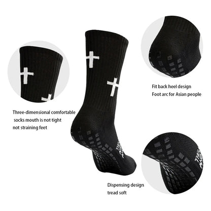 New Men Women Sports Football Socks Tube Wear-resistant Non-slip Outdoor Sports Cycling Socks Soccer Basketball Socks