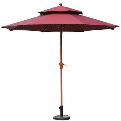 Outdoor Furniture Sunshade  Garden Umbrella Aluminum 3m square Offset Parasol 10 ft Cantilever Commercial Patio Umbrella & Bases