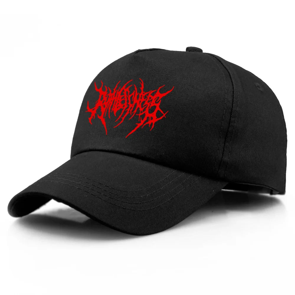 Fashion Gothic Street Punk Embroidery Baseball Caps Adjustable Hip-hop Snapback Caps Spring Summer Hat Man Women Outdoor Sports