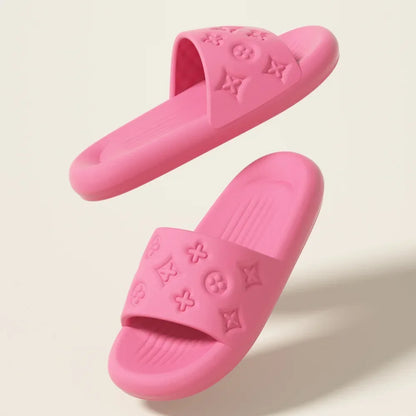 Indoor Slippers Summer Fashion Men Women Floor Flat Shoes EVA Flip Flops Female Non Slip Bathroom Home Outdoor Slippers