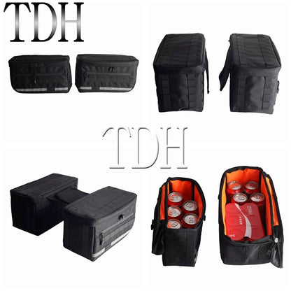 Motorcycle Saddlebag Side Tool Luggage Bag For Harley Dyna Softail Sportster XL Street Bob Low Rider FXD FXBB Travel Saddle Bags