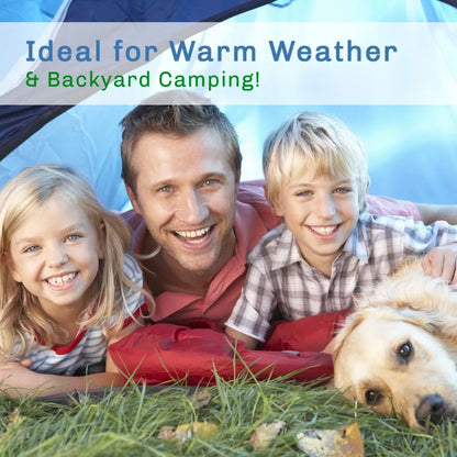 2-Person Dome Tent with Camping Accessories - Including Rain Fly and Carry Bag in Red - by Outdoors