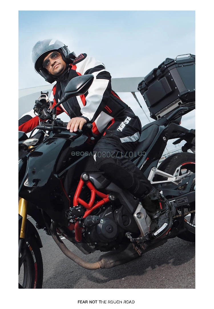 Motorcycle Riding Boots Summer New Anti-fall Casual Cycling Shoes Men's Outdoor High-top Cross-country Race Motorcycle Shoes