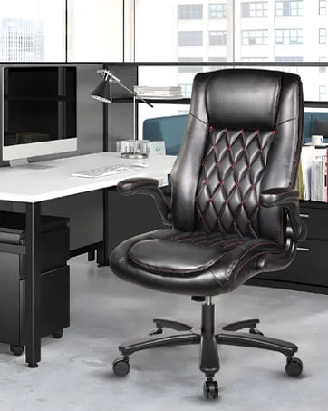 Criss Cross Chair with Wheels, 160°Big and Tall Reclining Office Desk Chair with High Back, Wide Seat, Arms, Footrest, Grey