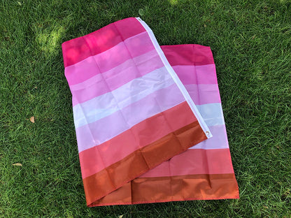 Lesbian flag 3x5fts 90x150cm polyester LGBT Lesbian pride Flag hanging banner for home decoration