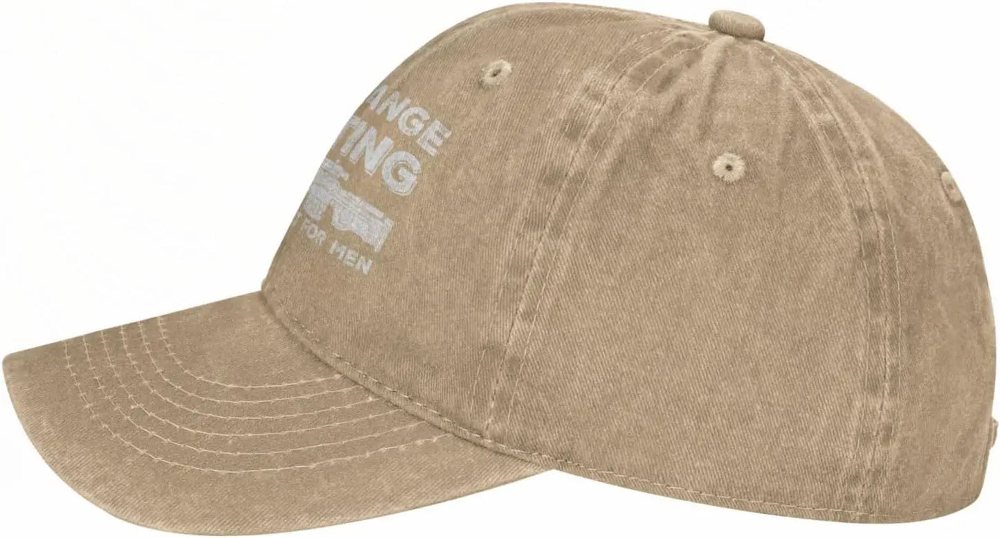 Funny Hat Long Ranges Shooting It's Like Golf But for Men Hat Men Dad Hats Cool Caps