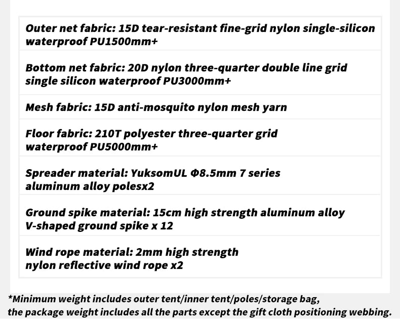 Naturehike Ultra Light Hiking Tent 2 Person Outdoor Camping Pyramid Tent 15D Nylon Waterproof Portable Backpacking Tent with Mat
