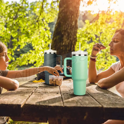 Thermal Mug 1200ml 40oz Handle Tumbler Insulated Car Travel Mug Vacuum Sublimation Stainless Steel H2.0 Flow State Tumbler Cup