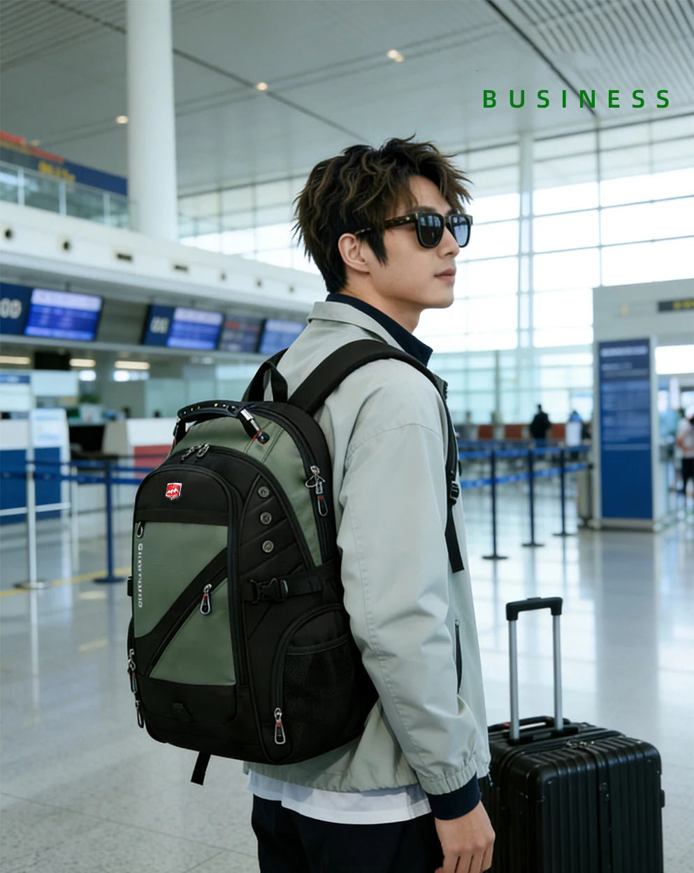 2026 Waterproof 17/20 Inch Laptop Backpack Men Airplane Travel Everyday Backpacks Women Oxford Rucksack Male School Bag Mochila