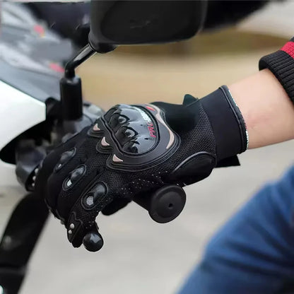 Men's Breathable Motorcycle Gloves Closed Finger Racing Gloves for Outdoor Sports Crossbike Riding