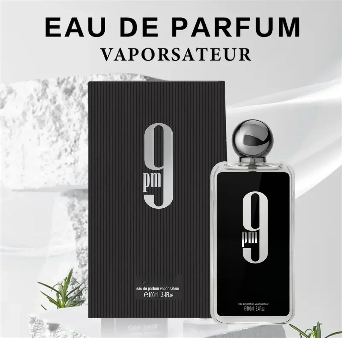 9PM Men's Cologne Spray 100ml Travel Clothes Perfume Spray High-end 100ml Long-lasting Perfume Gift Men's Cologne Perfume