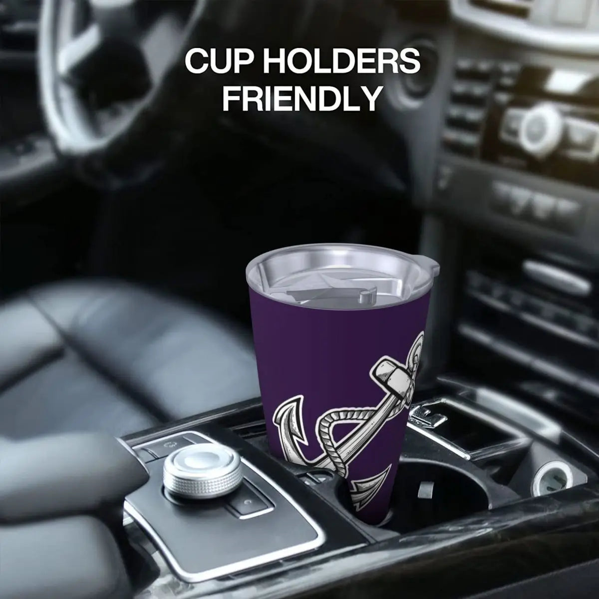 Fremantle Dockers Anchor Stainless Steel Tumbler Vacuum Insulated Mugs Thermal Cold Cup Straw With Lid 20oz