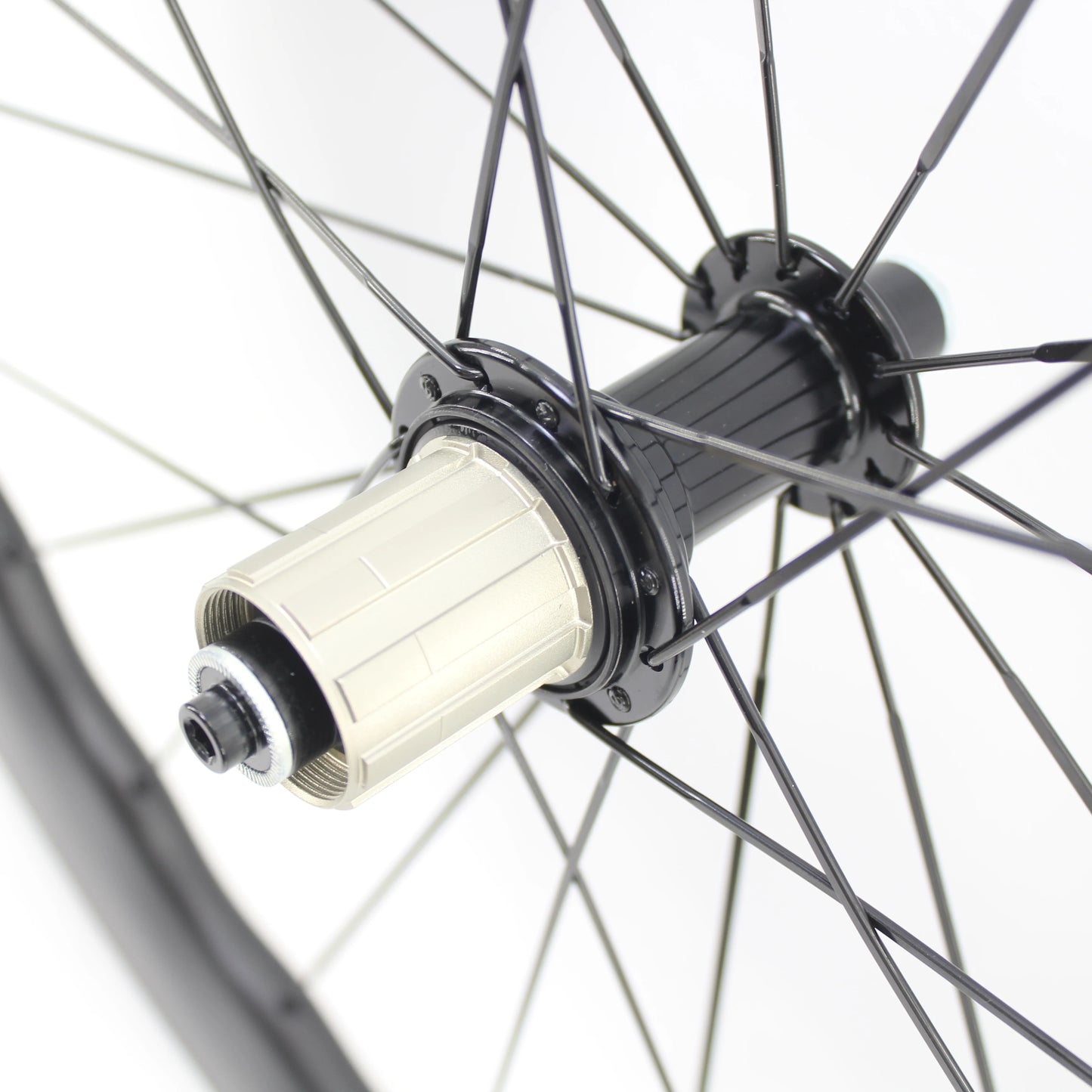 Newest 700C Road Bike UD Full Carbon Fibre wheelset Carbon Bicycle Wheelset clincher tubeless rims 65mm wave 25mm width V brake