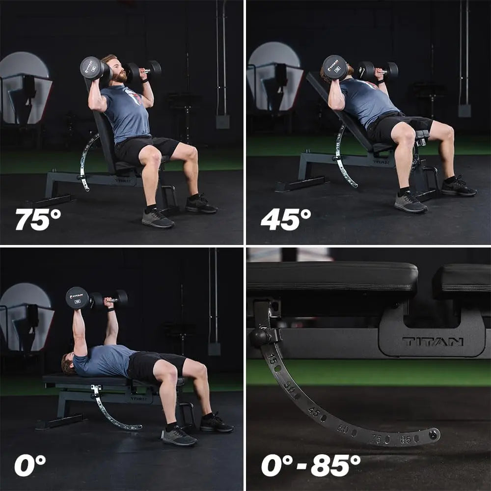 Performance Series Adjustable Bench Supports 650 LB Incline Versatile Utility Bench for Home Gym Weightlifting Strength Training