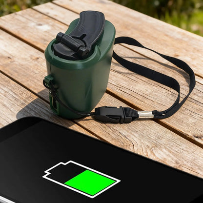 Hand Crank Charger Power Supply Emergencies Gear Backpacking Cellphone Charger for Camping Home Survival Preparedness Outage