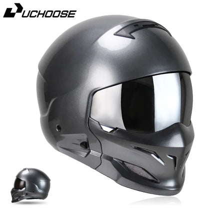 New Scorpion Retro Motorcycle Cascos Moto Locomotive Personality Multi-purpose Combination Helmet  Detachable Multi-purpose