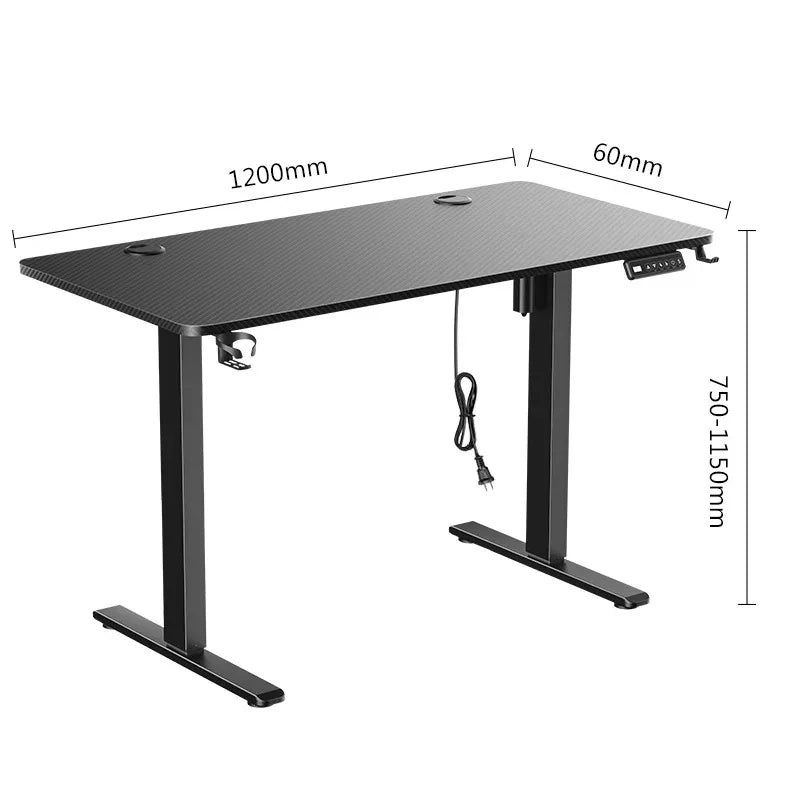 Height Adjustable Desk Motion Electric Sit Stand Up Down Computer Table Modern Lift Motorized Gaming Desktop Home Office Desks