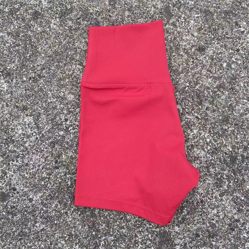 High Waist Yoga Shorts Gym Sports Shorts Women Plus Size Tight Short Leggings Stretchy Comfortable Running Cycling Sportswear