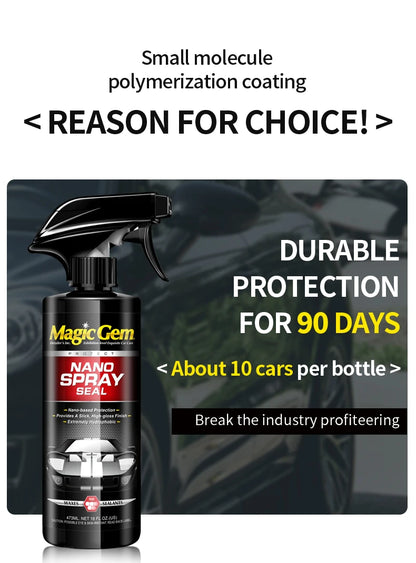 Magic Gem Car Ceramic Nano Coating Liquid For Toyota  Crystal Hydrophobic Layer Polishing Paint Agent Car Polish Nanos Coatings