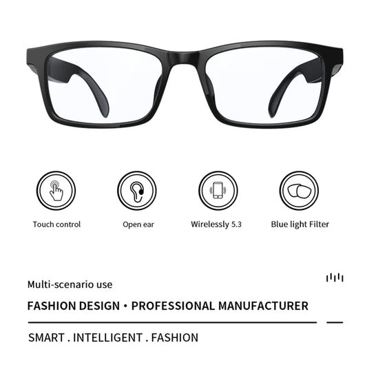 New smart glasses wireless bluetooth hands-free call music headset with speaker fashion glasses wireless stereo sound