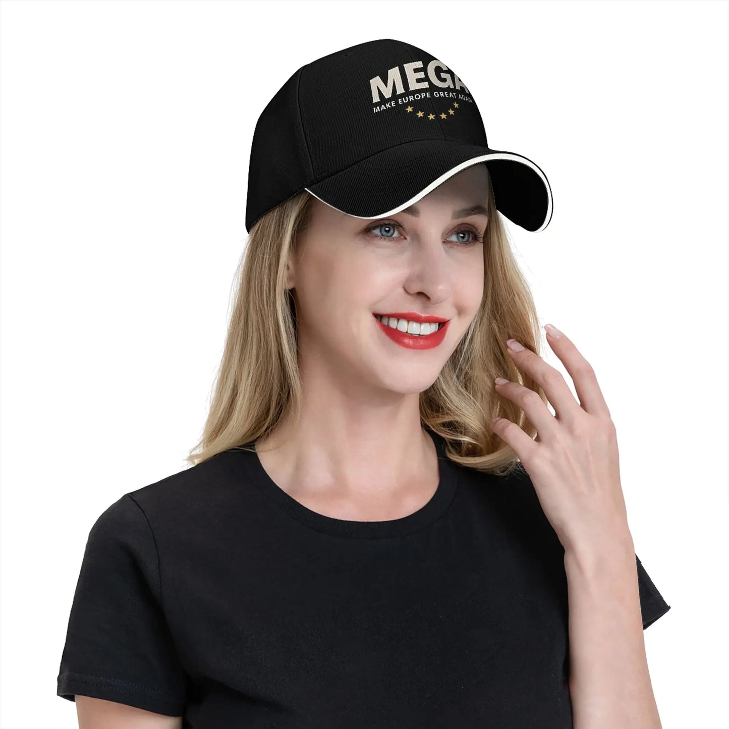 MEGA Make Europe Great Again  Baseball Cap Classic Unisex Men Trucker Hat Dropshipping Custom Logo Hiking Fishing Baseball Caps