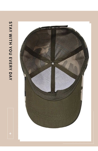 Sports Sun Protection Camouflage Cap Fashion Outdoor Sport Running Baseball Caps Spring and Summer Baseball Hat for Men Women
