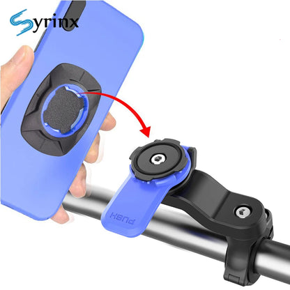 Bicycle Phone Holder Shock-resistant Absorber Absorption Modul Motorcycle MTB Scooter Bike Handlebar Security Quick Lock Stand