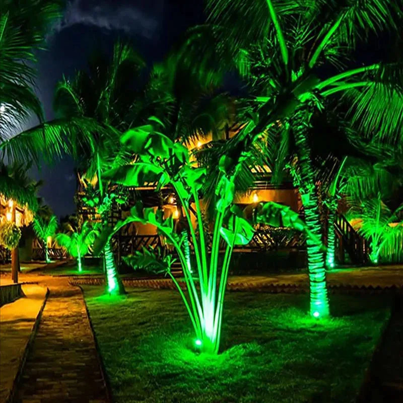 LED Outdoor Tree Spot Light LED Wall Washer Aluminum RGB IP65 Can be used outdoors under large trees and cylindrical cones