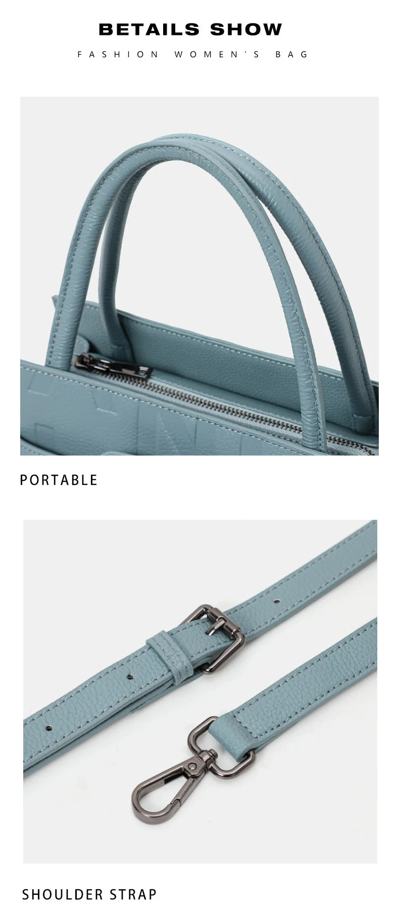 Genuine Leather Letter Bag for Women, Handbag and Crossbody Bag, 2025 New Trendy Women's Bag, Elegant and High-End Motorcycle Bag