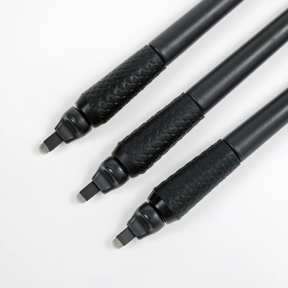 10pcs/Box Disposable Microblading Pen 0.15/0.18mm 18U Microblade Permanent Makeup Eyebrow Tattoo Pen