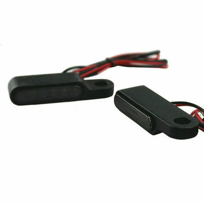 2Pcs Motorcycle Mini LED Turn Signal Running Lights Amber White Blinker Indicators Lamps For Harley Davidson Touring Accessories