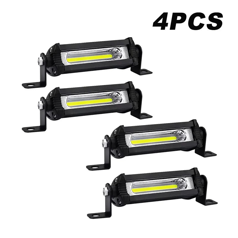 COB Mini 4.5 inch CAR Work Lamp Spotlight Cars Combo Beam Offroad Driving LED Light Bar 9W Aluminum Alloy Universal DC 9-36V5