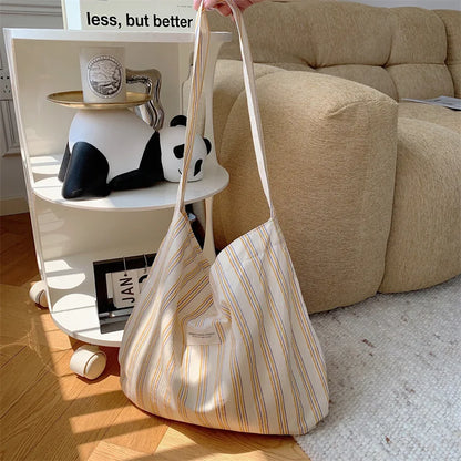 Women's Shoulder Bags Leopard Print Flower Fashionable Trendy Canvas Cross Bags Large Capacity Portable Shopping Shoulder Bags