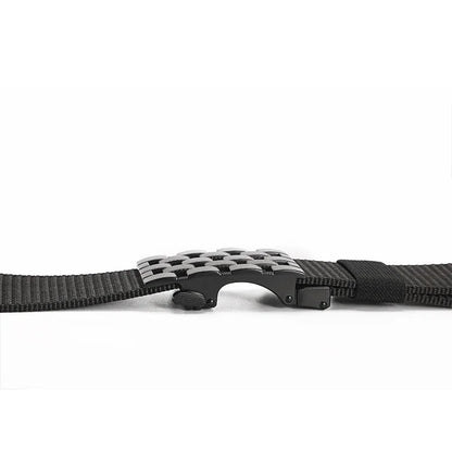 Men's Fabric Belt Nylon Canvas Automatic Belt Man Designer Belts Men Working Waistband Casual Men's Trousers Waist Belt ZX006