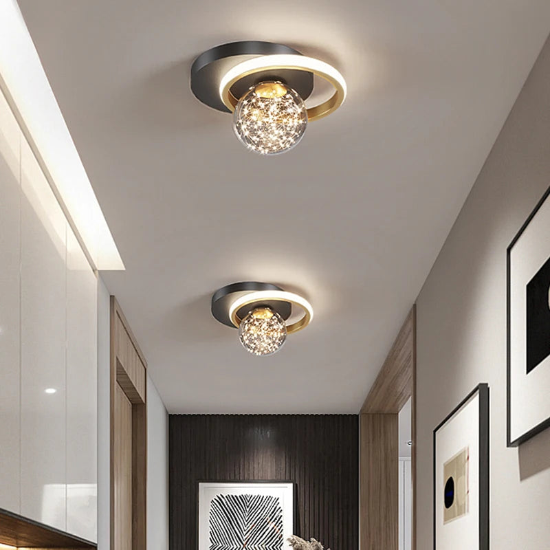 2023 New Aisle Ceiling Lamp Home Decor Living Room Dining Table Bedroom Closet Cloakroom Corridor Modern Small Ceiling Light led