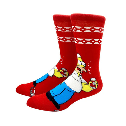 2023 New Anime Women Men Socks Long Socks Men‘s Knee-High Cosplay Sock Adult Personality Hip Hop Harajuku Long Funny Socks 36-45