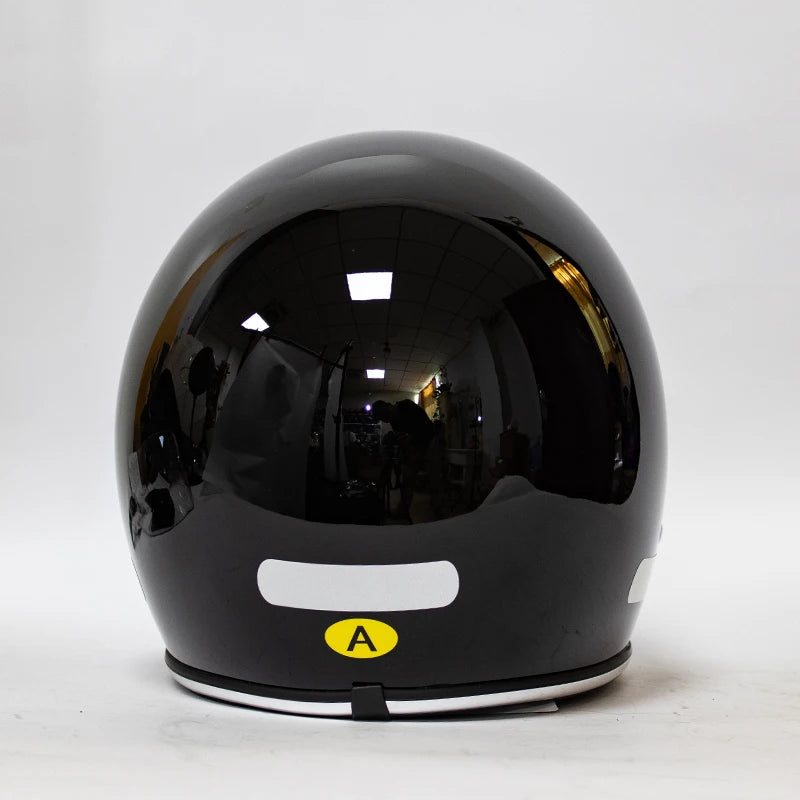 Motorcycle helmet Japanese retro cruise tip glass fiber reinforced plastic helmet motorcycle full helmet
