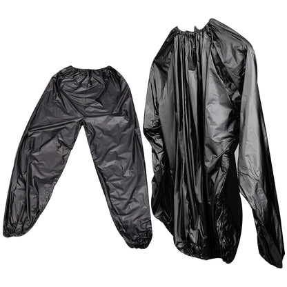 1Set Sauna Suit for Men Women Sweat Top Pants Sweat Suit Polyethylene Material Accelerates Fat Loss Promotes Toxin Removal