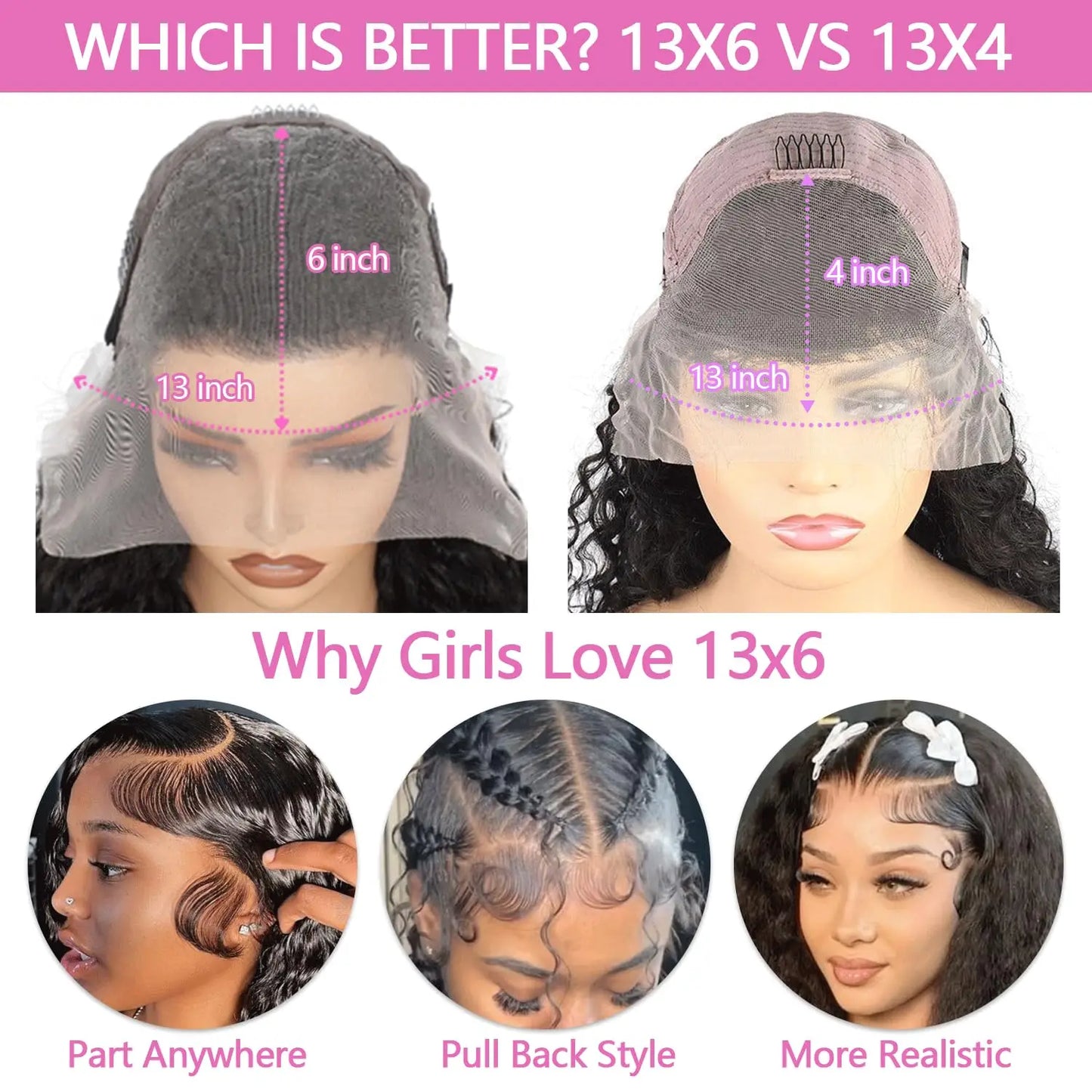 Body Wave 13x4 Lace Frontal Human Hair Wig 13x6 Transparent Lace Frontal Wig For Women 250% Density 16-40 Inch Human Hair Pre Plucked With Baby Hair Black Halloween Wigs Human Hair Curly Wave Wig Christmas Wig