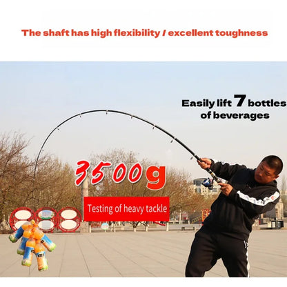 Mini Telescopic Sea Fishing Rod, Portable Spinning Rod 1.0-2.3m Ultra-Short Travel Rock Fishing Rod with Metal Spinning Reel