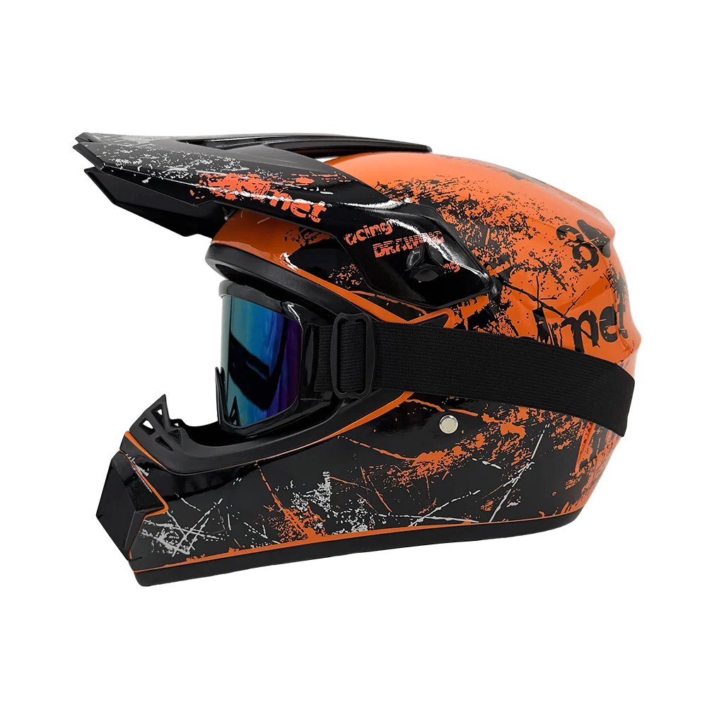 High Quality Motorcycle Off Road Racing Helmet ATV Forest DH Mountain Bike Full Helmet DOT Approved