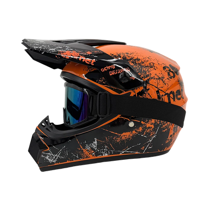 High Quality Motorcycle Off Road Racing Helmet ATV Forest DH Mountain Bike Full Helmet DOT Approved