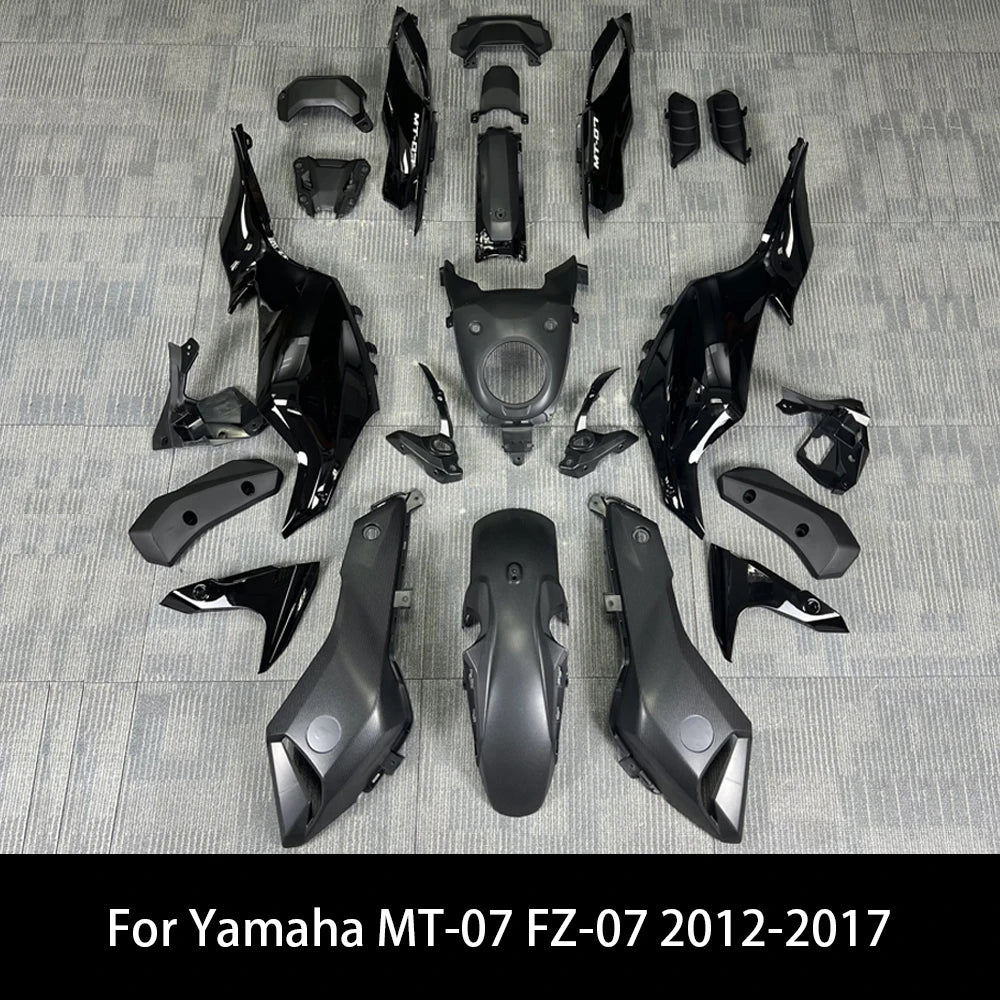 Motorcycle Complete Fairing Kits Injection Painted Bodywork Molding Set ABS Plastic For Yamaha MT07 MT-07 MT 07 2012-2017