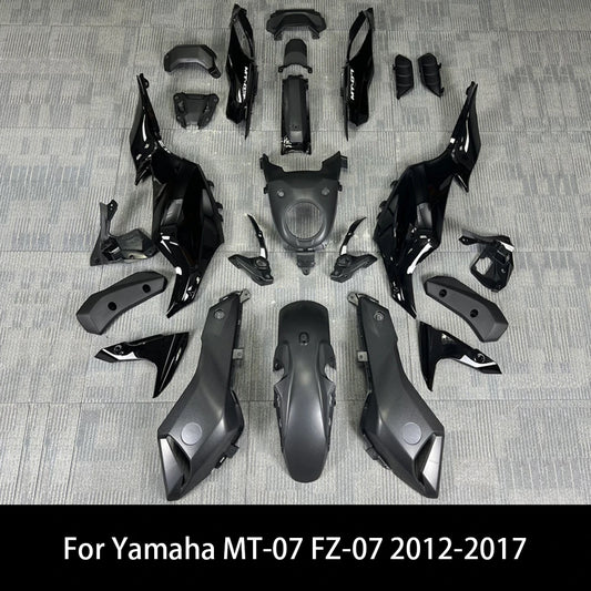 Motorcycle Complete Fairing Kits Injection Painted Bodywork Molding Set ABS Plastic For Yamaha MT07 MT-07 MT 07 2012-2017