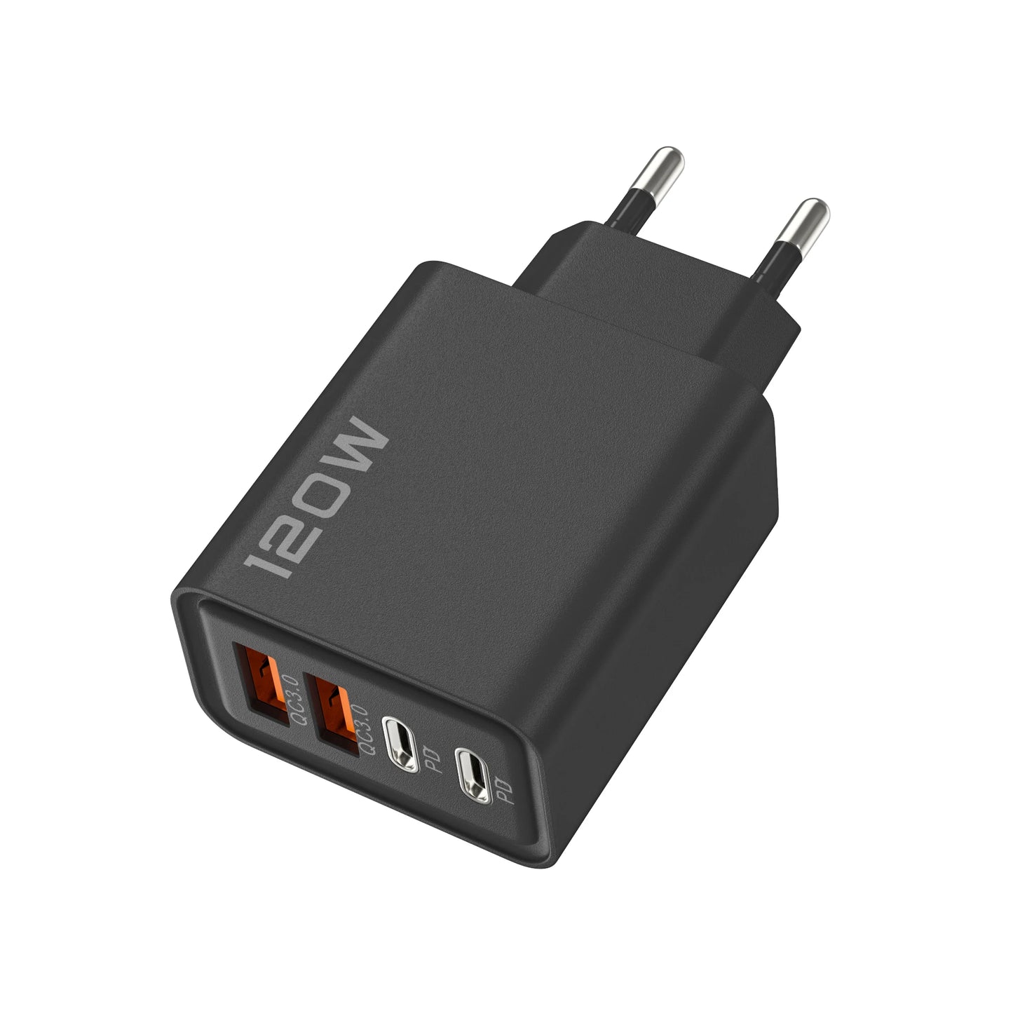 Xiaomi 120W Phone Fast Charger 4 Ports USB C Charger Quick Charge 3.0 USB Type C Fast Charging Adapter for Samsung iPhone Xiaomi