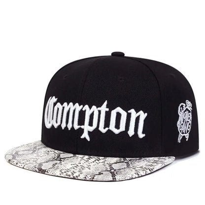 2025 New COMPTON CAP Street Dance Snapback Hat Hip Hop Headwear for Men Women Adult Outdoor Casual Sun Baseball Cap