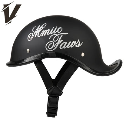 Retro motorcycle helmet personalized 3/4 half helmet motorcycle scooter safety helmet suitable for men and women
