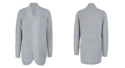 Fashion Women Cardigan Autumn Harajuku Knitted Sweater Basic Jacket Ropa Mujer Outerwear Thin Coat Streetwear New Woman Clothing